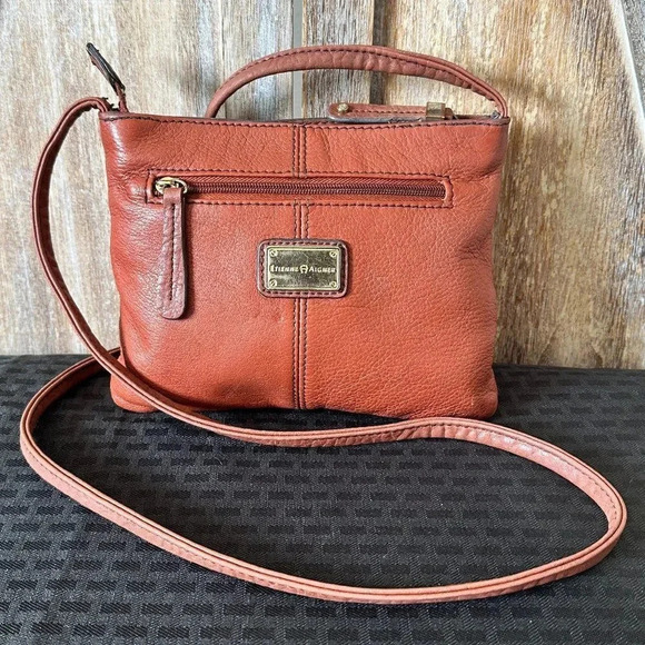 Vintage Etienne Aigner Leather Crossbody Bag - Picture 2 of 13